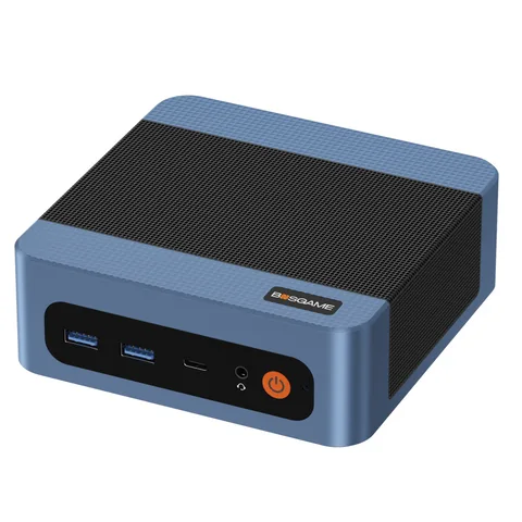 BOSGAME E5 Mini PC, Ryzen 3 5300U Processor 4-core 8-Thread Dual LAN Mini Desktop Computers, 8GB DDR4 256GB M.2 2280 SSD