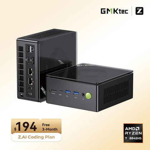 GMKtec K8 Plus AMD Ryzen 7 8845HS Gaming Mini PC